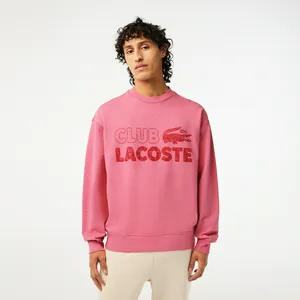 Мужская толстовка Lacoste Loose Fit, розовый, арт. SH5453