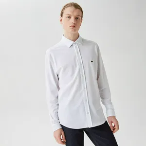 Мужская рубашка Lacoste Slim Fit, белый, арт. CH0337