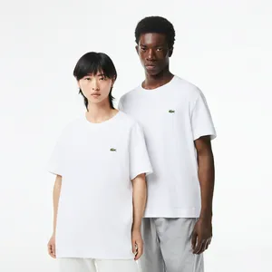 Футболка Lacoste Unisex из органического хлопка, белый, арт. TH1708