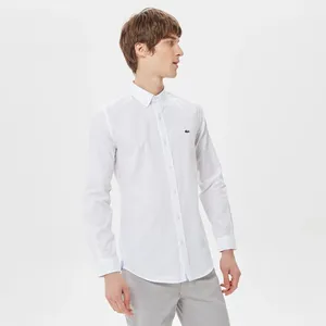 Мужская рубашка Lacoste Slim Fit, белый, арт. CH0338
