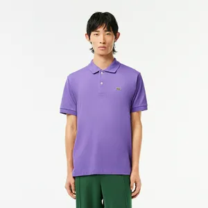 Мужское поло Lacoste L1212 Classic Fit, фиолетовый, арт. L1212