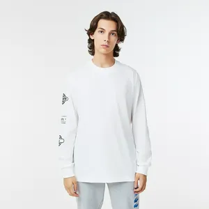 Мужская футболка с длинным рукавом, белый, арт. TH2409