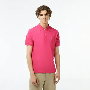 Мужское поло Lacoste L1212 Classic Fit, розовый, арт. L1212