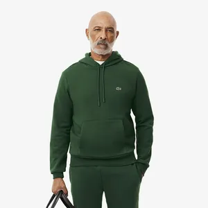 Мужская толстовка Lacoste Classic Fit с флисом, зеленый, арт. SH9623