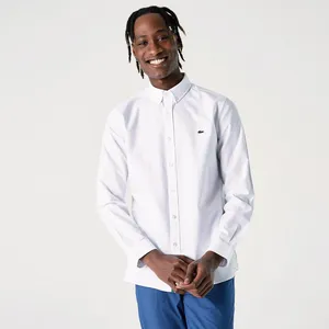 Мужская рубашка Lacoste Slim Fit, белый, арт. CH0241