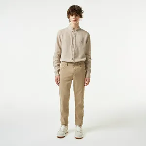 Мужские брюки Lacoste Slim Fit, бежевый, арт. HH0005T