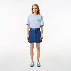 Женская юбка Lacoste Regular Fit, голубой, арт. JF0402