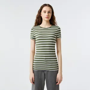 Женская футболка Lacoste Slim Fit, зеленый, арт. TF0823