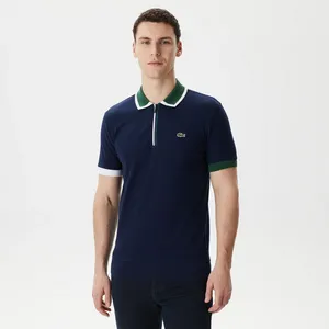 Мужское хлопковое поло Lacoste Regular Fit, синий, арт. PH0460