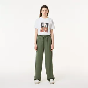 Женские спортивные брюки Lacoste Wide Fit, зеленый, арт. HF0417