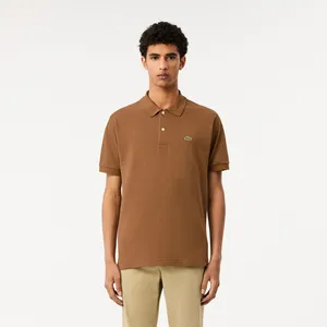 Мужское поло Lacoste L1212 Classic Fit, коричневый, арт. L1212