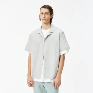 Рубашка Lacoste свободного кроя, серый, арт. CH0428