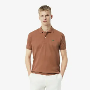Мужское поло Lacoste L1212 Classic Fit, коричневый, арт. L1212