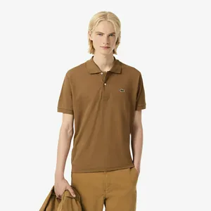 Мужское поло Lacoste L1212 Classic Fit, коричневый, арт. L1212