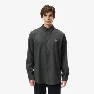 Мужская рубашка Lacoste стандартного кроя, серый, арт. CH2611