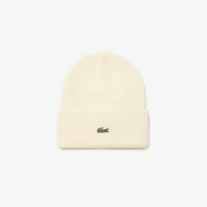 Шерстяная шапка Lacoste Unisex, белый, арт. RB9825