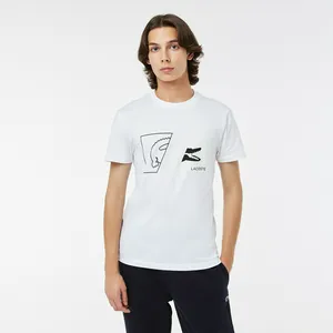 Мужская футболка Lacoste Slim Fit, белый, арт. TH2405