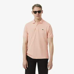 Мужское поло Lacoste L1212 Classic Fit, розовый, арт. L1212
