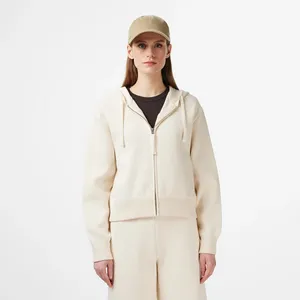 Женская толстовка Lacoste с капюшоном, белый, арт. AF2608