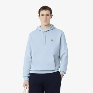 Мужская толстовка Lacoste Classic Fit с флисом, голубой, арт. SH9623