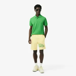 Мужские шорты Lacoste из органического хлопка, желтый, арт. GH0286