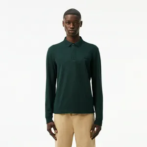 Поло Lacoste с длинными рукавами, черный, арт. PH2481