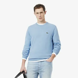 Мужской свитер Lacoste из органического хлопка, голубой, арт. AH1985