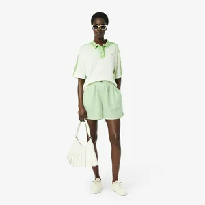 Женские шорты Lacoste из льна, белый, арт. FF0226