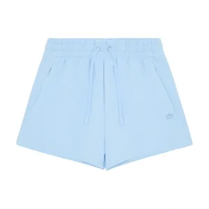 Женские однотонные шорты Lacoste, голубой, арт. GF5378