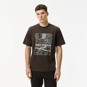 Мужская хлопковая футболка Lacoste, коричневый, арт. TH7944