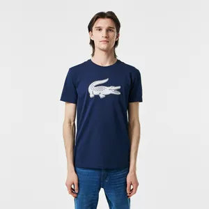 Мужская футболка Lacoste с принтом, синий, арт. TH2042