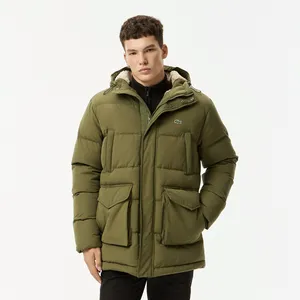 Мужская парка Lacoste, хаки, арт. BH2604