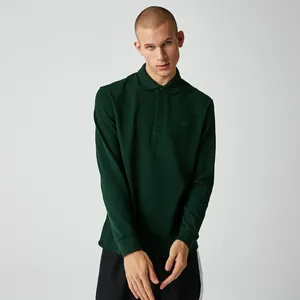 Поло Lacoste с длинными рукавами, зеленый, арт. PH2481