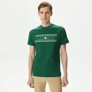 Мужская футболка Lacoste из хлопка, зеленый, арт. TH0401