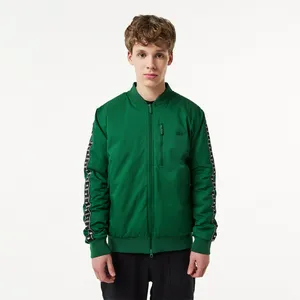 Мужская куртка-бомбер Lacoste, зеленый, арт. BH0410R