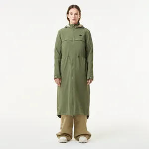 Женская утеплённая куртка-парка Lacoste, зеленый, арт. BF0406R