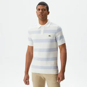 Мужское трикотажное поло Lacoste, голубой, арт. AH0411