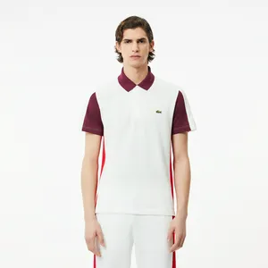 Мужское поло Lacoste из органического хлопка, белый, арт. PH1302