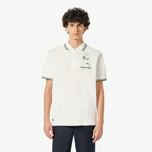 Мужское поло Lacoste Original L.12.12 из органического хлопка, белый, арт. PH8008