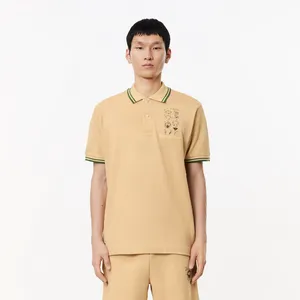 Мужское поло Lacoste Original L.12.12 из органического хлопка, бежевый, арт. PH8008