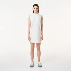 Женское платье Lacoste без рукавов, белый, арт. EF0411