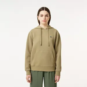 Женская толстовка Lacoste с капюшоном, бежевый, арт. SF8346