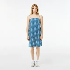 Женское хлопковое платье Lacoste Graphic, разноцветный, арт. EF6965