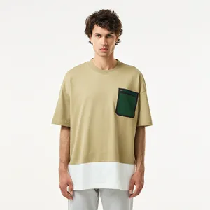 Мужская футболка Lacoste, бежевый, арт. TH0408