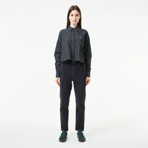 Женские прямые джинсы Lacoste, серый, арт. HF2569