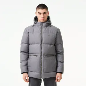 Мужская куртка Lacoste с капюшоном, серый, арт. BH2522R