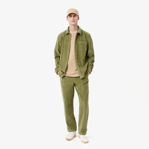 Мужские вельветовые брюки Lacoste, хаки, арт. HH5963
