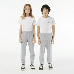 Детские флисовые спортивные брюки Lacoste, серый, арт. XJ9728