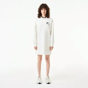 Женское платье Lacoste с капюшоном, белый, арт. EF2514R