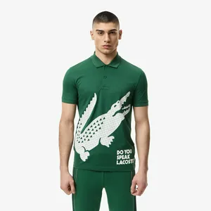 Мужское поло Lacoste из органического хлопка, зеленый, арт. PH0412